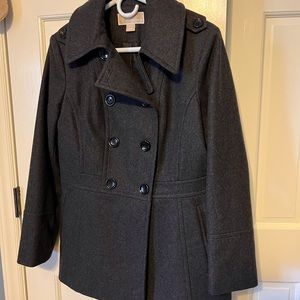 Michael Kors charcoal gray like new coat size medium (8-10 misses)